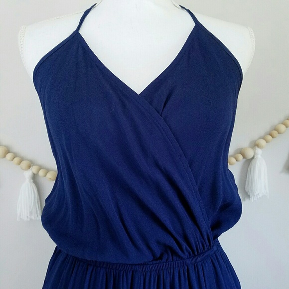 *SOLD* Lulu's Learning to Fly Navy Jumpsuit - Picture 3 of 8